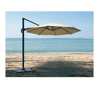 Parasol deporte rond mat en aluminium toile en polyester 300 x 300 pied