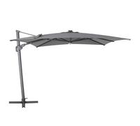 Parasol déporté Royal Sun LED 3 x 3 m - Anthracite