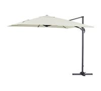 Parasol déporté "Sun 3" - 3 x 3 m - Ecru
