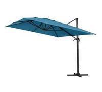 Habitat et Jardin - Parasol déporté Sun 4 - Rectangle 3 x 4 m - Bleu