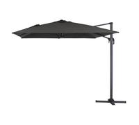 Parasol déporté ""Sun 4"" - 3 x 4 m - Noir