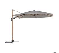 Hespéride - Parasol Déporté Rectangulaire Tikeo et Honey - 42 x 3 m - Anti-rouille - Déperlant - Manivelle - Système d'Inclinaison - Rotation 360°