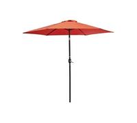 Parasol à manivelle en aluminium et toile