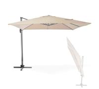 Parasol déporté Verona - 3 x 3 m - Ecru D41284