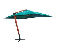 vidaXL Parasol déporté Melia 300 x 400 cm Vert 40079