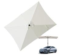Parasol d'extérieur avec manivelle - Parasol de jardin | Auvent de rechange | Auvent de rechange | Patio de 2 x 3 m | Parasol déporté robuste, beige, Refer to description
