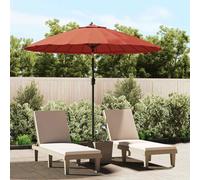 Parasol d'Extérieur avec Mât en Aluminium Pare-soleil Jardin Anthracite vidaXL