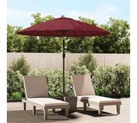 Parasol d'Extérieur avec Mât en Aluminium Pare-soleil Jardin Anthracite vidaXL