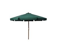 Parasol d'Extérieur avec Mât en Bois, Pare-soleil de Patio, Abri de Soleil, Parasol de Plage Jardin Terrasse Balcon, 47213