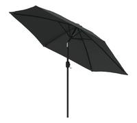 Parasol D'extérieur Avec Poteau En Métal 300 Cm Anthracite Helloshop26 02_0008278 Multicolore