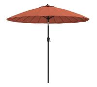 Parasol D'extérieur Et Mât Avec Aluminium 270 Cm Terre Cuite Helloshop26 02_0008284 Multicolore