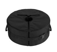 Parasol d'extérieur fixe Sandbag - Flagest Base pour parasol Poids | Base pour parasol de plage pour Patio rempli de sable | 46 cm / 18 pouces Sac de poids avec base de parapluie rond