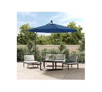 Parasol de Jardin en Porte-à-faux et Lumières LED Mât en Acier Abri Patio vidaXL