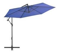 Parasol d'Extérieur - VIDAXL - Modèle 47133 - Mât Déporté - Bleu - 300 cm de Diamètre Bleu G