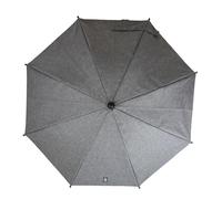 Parasol Dooky pour landau ou poussette (universel et flexible, protection UPF 50+, flexibilité à 180 degrés, technologie flex, système easyfix, déperlant), Gris
