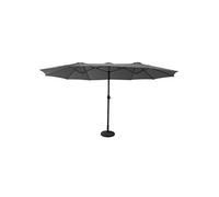 Parasol double 2,7x4,6m LINAI gris