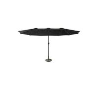 Parasol double 2,7x4,6m LINAI noir