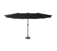 Parasol double 2,7x4,6m LINAI noir Happy Garden