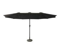 Parasol Double 2,7x4,6m Linai Noir Noir