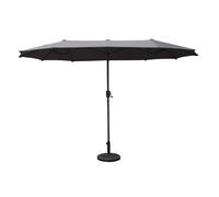 Parasol Double 2x4m Gris Siena Gris
