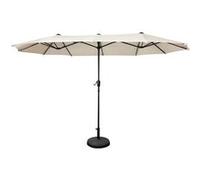 Parasol double 2x4m LINAI beige Beige G