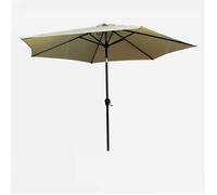 Parasol Droit Ø2,7 m crème - WERKA PRO
