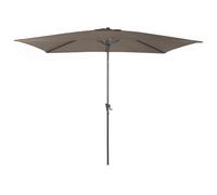 Proloisirs - Parasol droit Alizé Y334 - Aluminium, manivelle 2x3 m - Toile taupe