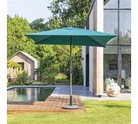 Parasol Hesperide Parasol droit carré 2,5x2,5m Soya bleu canard Hespéride - Bleu canard