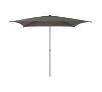 Hespéride - Parasol droit carré inclinable soya 2,5x2,5m café