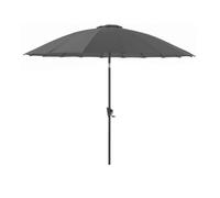 Parasol droit en aluminium à manivelle - Pagode - Ø 3 m
