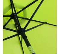Parasol Droit En Aluminium Vert Vert