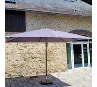 Parasol droit gris 4x3 m pegasia