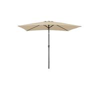 Parasol droit HAPUNA rectangulaire 2x3m beige