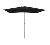 Parasol droit HAPUNA rectangulaire 2x3m noir
