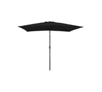 Parasol Droit Hapuna Rectangulaire 2x3m Noir Noir