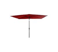 Parasol droit HAPUNA rectangulaire 2x3m rouge