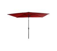 Parasol droit HAPUNA rectangulaire 2x3m rouge