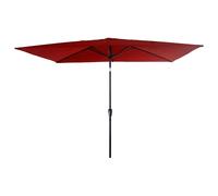 Parasol droit hapuna rectangulaire 2x3m rouge