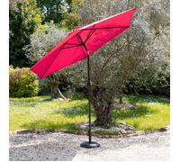 Parasol droit HAPUNA rond 2,70m de diamètre fuchsia