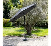 Parasol Droit Hapuna Rond 3,30m De Diam?Tre Gris Gris
