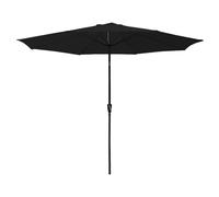 Happy Garden Parasol droit Hapuna Rond 3,30 m de diamètre Noir