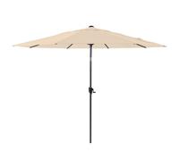 Parasol droit inclinable à manivelle - Ø 3 m