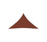 vidaXL Voile parasol Tissu Oxford triangulaire 3x3x4,24 m Terre cuite