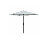 Parasol droit mat en acier marbueno rond toile en polyester 270 x 270