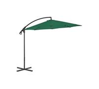 Parasol droit mat en acier rond 300 x 300 toile en polyester