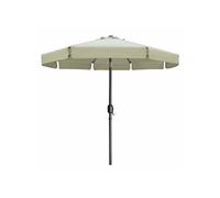 Parasol droit mat en acier toile en polyester 270 x 270 marbueno carre
