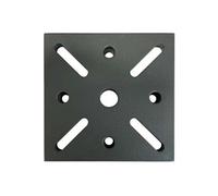 Parasol droit Métal Noir Pied inclus