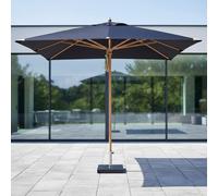 Parasol droit noir 3x3 m pegasia
