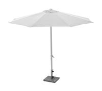 PARASOL DROIT PARE-SOLEIL DE JARDIN BLANC Ø 3 M EN ALUMINIUM MOD. MICHIGAN