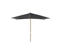Parasol droit rectangulaire de jardin grande taille dim. 3L x 2l x 2,5H m anthracite